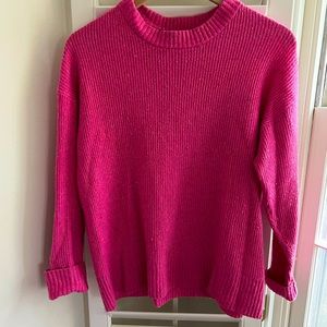 Something Navy Size S Pink Sweater